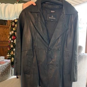 3M thinsulate Bermans new 100% Leather Jacket